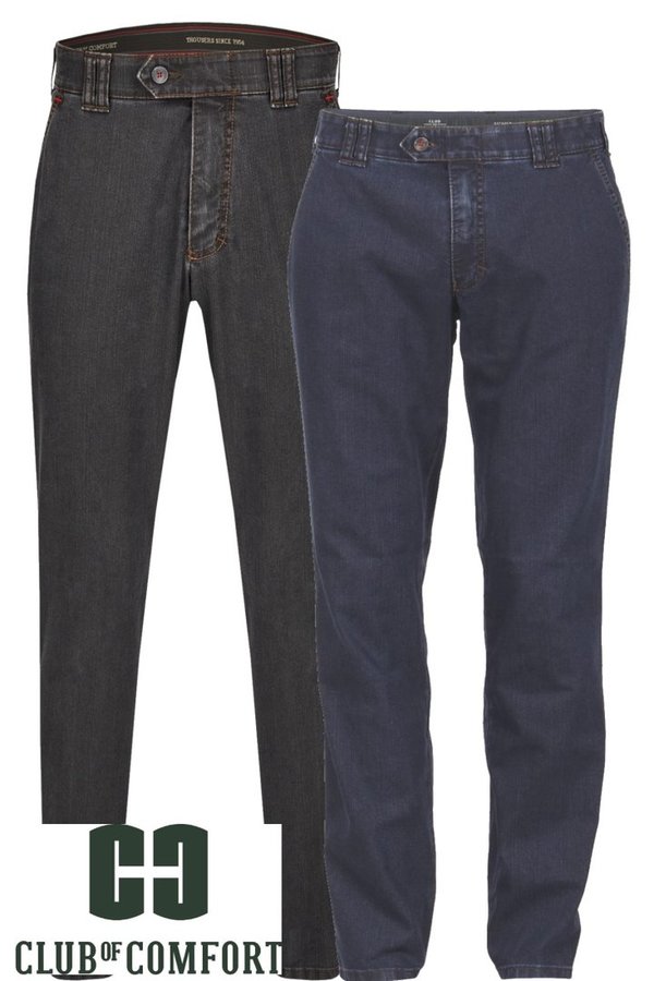 Club of Comfort Jeans DALLAS (4631) Flatfront Größe ab 25 untersetzt oder ab Größe 50