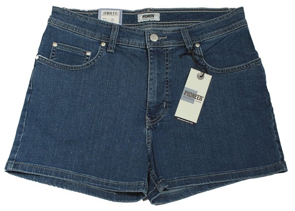 PIONEER TOM 1330/1 Jeans Shorts Stretch mittelblau kurz ab W42 bis W48 inch