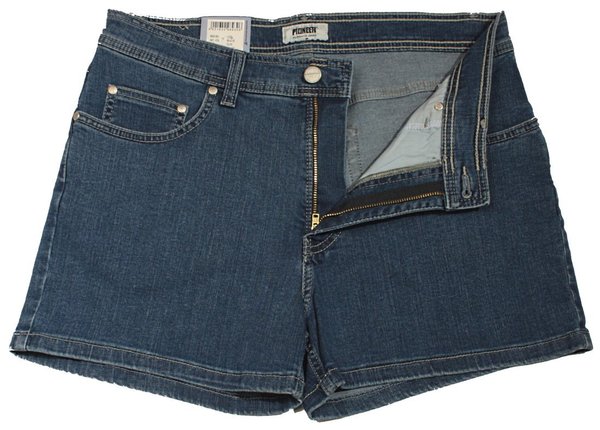 PIONEER TOM 1330/1 Jeans Shorts Stretch mittelblau kurz ab W40 bis W48 inch