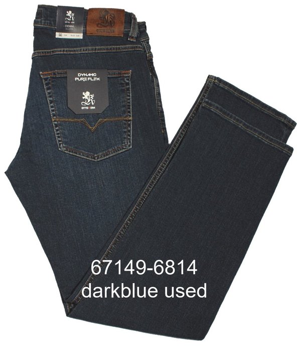 OTTO KERN Jeans John PureFlex 6814 darkblue used Buffies W35/L30  %SALE%