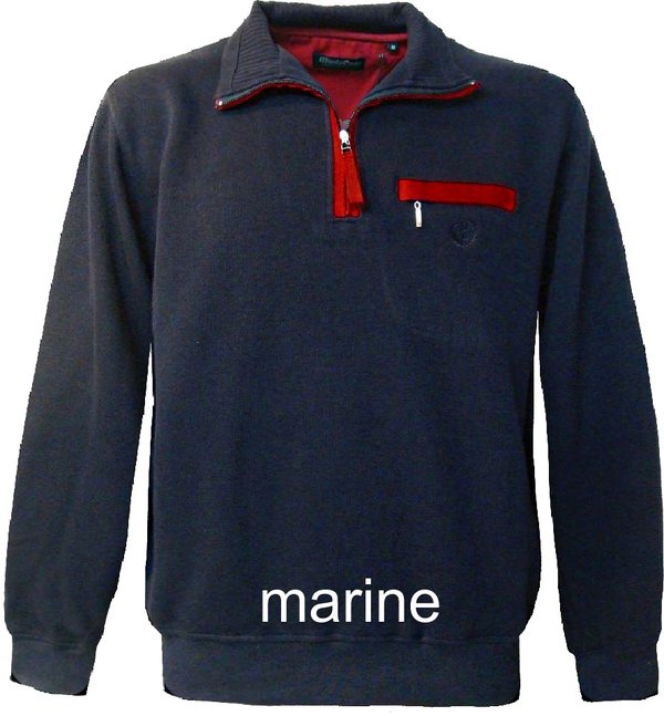 MonteCarlo Sweatshirt Troyer 6905 Gr. M bis 7XL