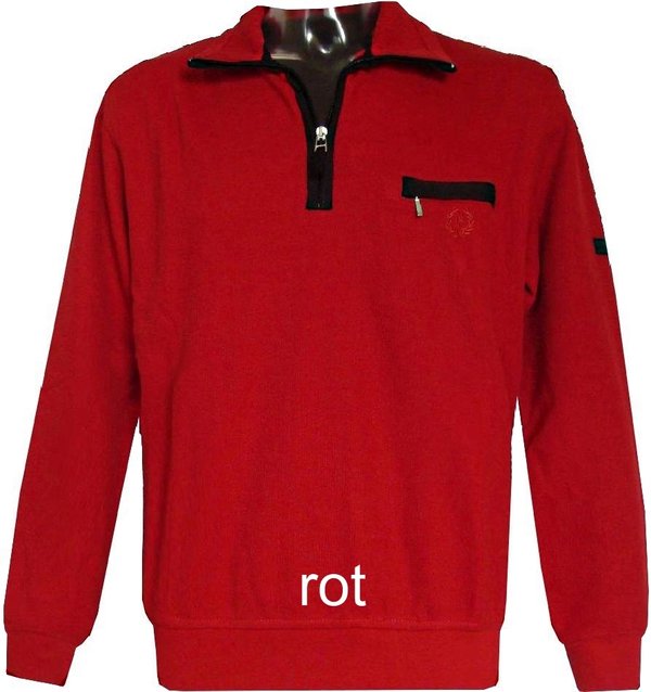 MonteCarlo Sweatshirt Troyer 6905 in 6 Farben Größen bis 7XL