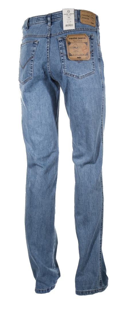 REVILS Jeans 302 V66/6 in 100% Cotton hellblau W52/L32