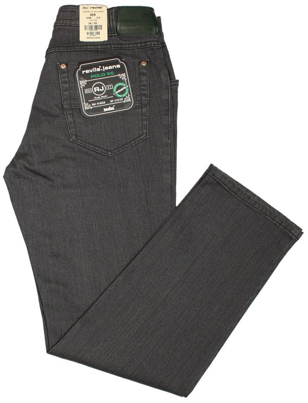 REVILS Jeans 305 0096/210 POLO SE Stretch grau bis W40 inch