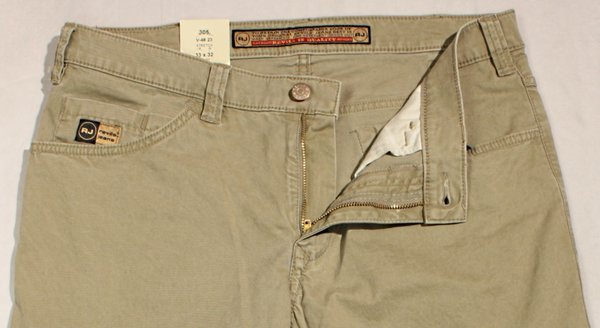 REVILS 305 V-4623 Gabardine Stretch sandbeige leicht Jeans-Look