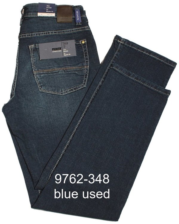 Pioneer Jeans Rando MegaFlex 1674 9762-348 blue used mit Buffies W34/L34
