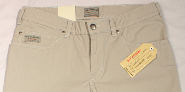 Doc Parkers 202 by REVILS super Stretch hellbeige leicht Jeans-Look bis W44 N.E.U.