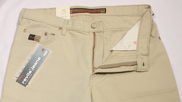 REVILS JEANS 302 V4201 Stretch hellbeige leicht W33/L32 (inch) %SALE%