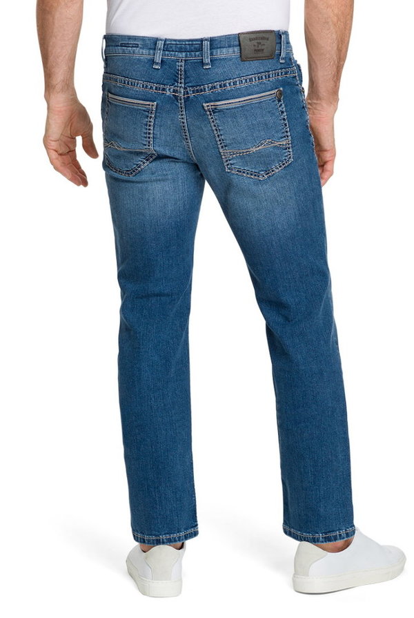 PIONEER Top-Jeans RANDO 16541 MegaFLEX handcrafted 6745-6825 blue used mit Buffies