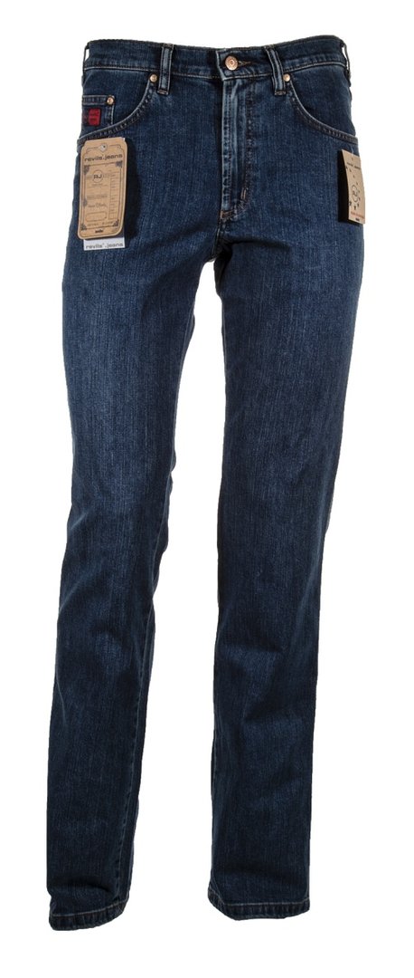 REVILS Jeans 302 V22/2 mittelblau in 100% Cotton W38 / L40 Überlänge