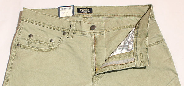 Pioneer Jeans Rando 1680 3851-601 Stretch hell-olive W32/L30 leicht %SALE%
