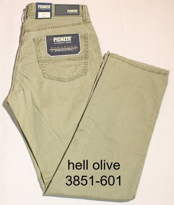 Pioneer Jeans Rando 1680 3851-601 Stretch hell-olive W34/L36 leicht %SALE%