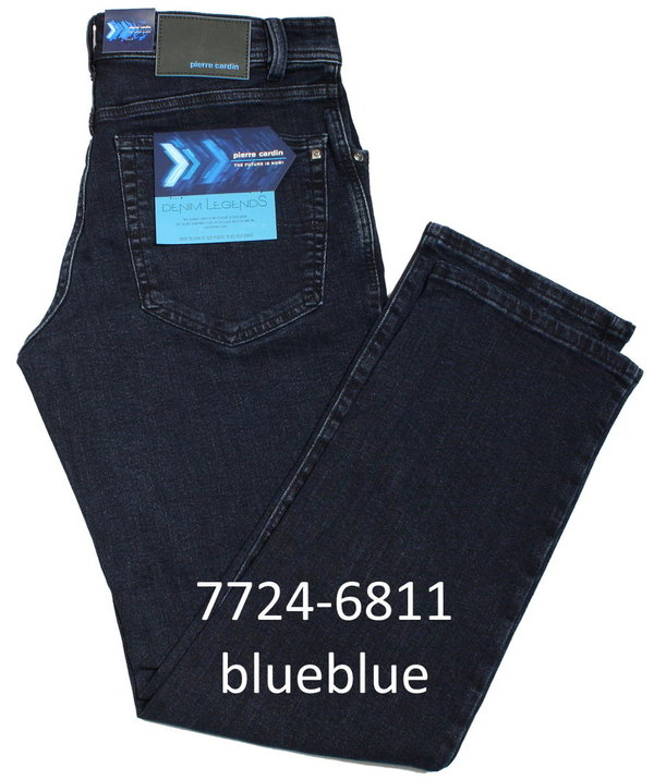 Pierre CARDIN TOP Jeans Dijon 7724 6811 blueblue Stretch Comfort Fit Organic Cotton