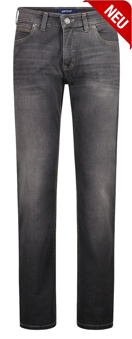 Gardeur Jeans BATU-2 71001-198 grau used Buffies SUPERFLEX schlank Recycled-Cotton